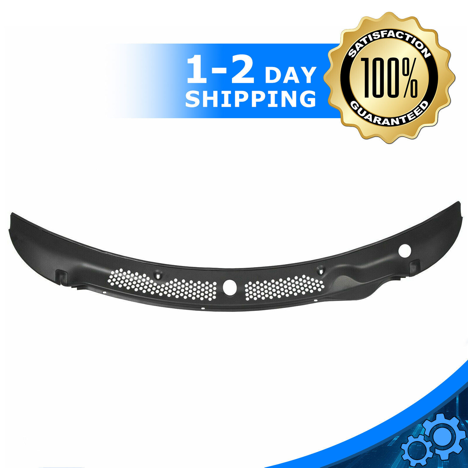 For 1994-1998 Ford Mustang & Cobra Cowl Vent Windshield Wiper Grille Cover Panel