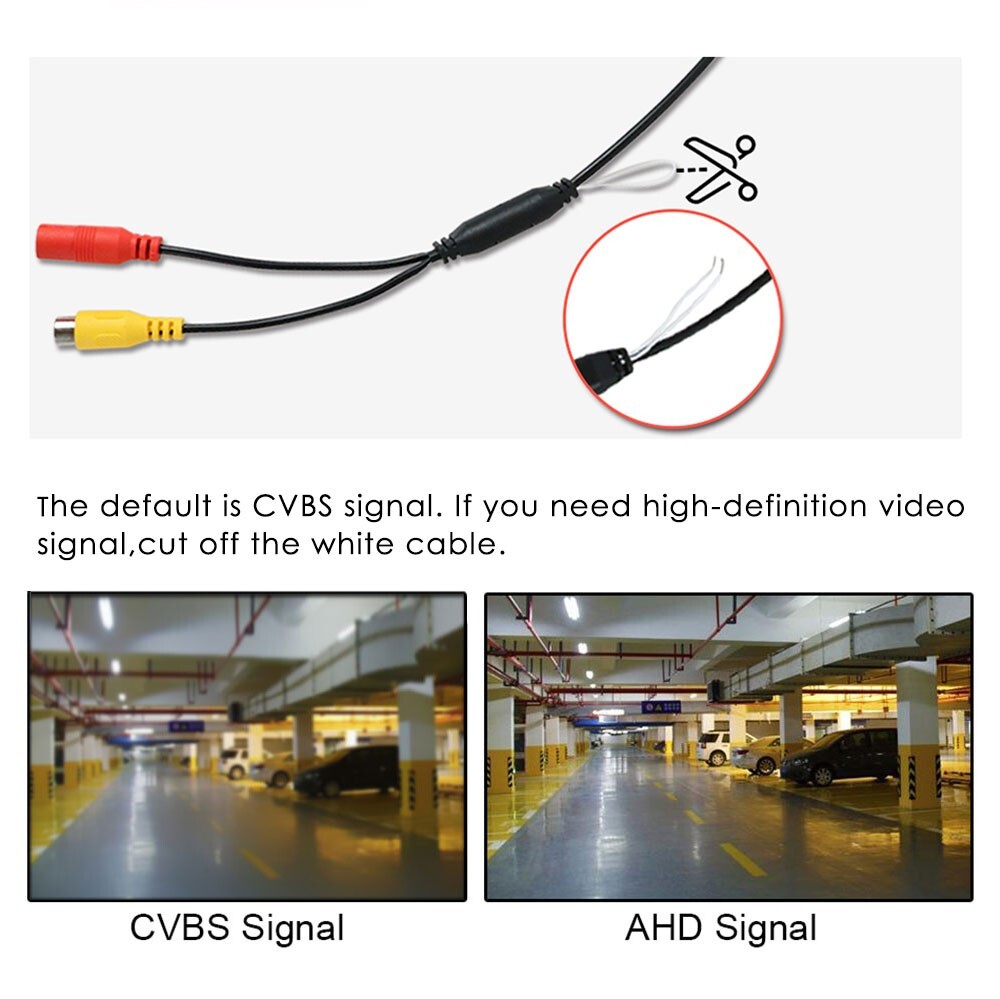 AHD 1080P Car Rear Camera Night Vision 170° Wide Angle REVERSE Camera Waterproof