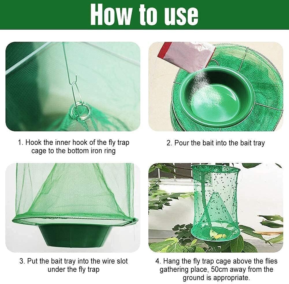 The Ranch Fly Trap Reusable Outdoor Fly Trap Killer Catcher Pest Bug Catch Lot