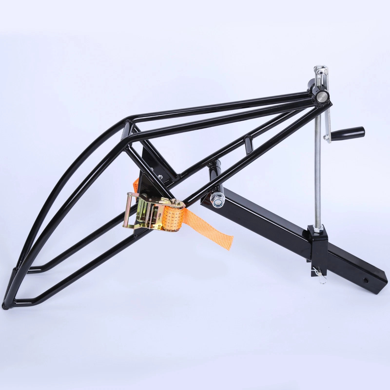 Motorcycle Scooter Dirt Bike Carrier Hauler Hitch Mount Bike Rack 1000lb W/Strap