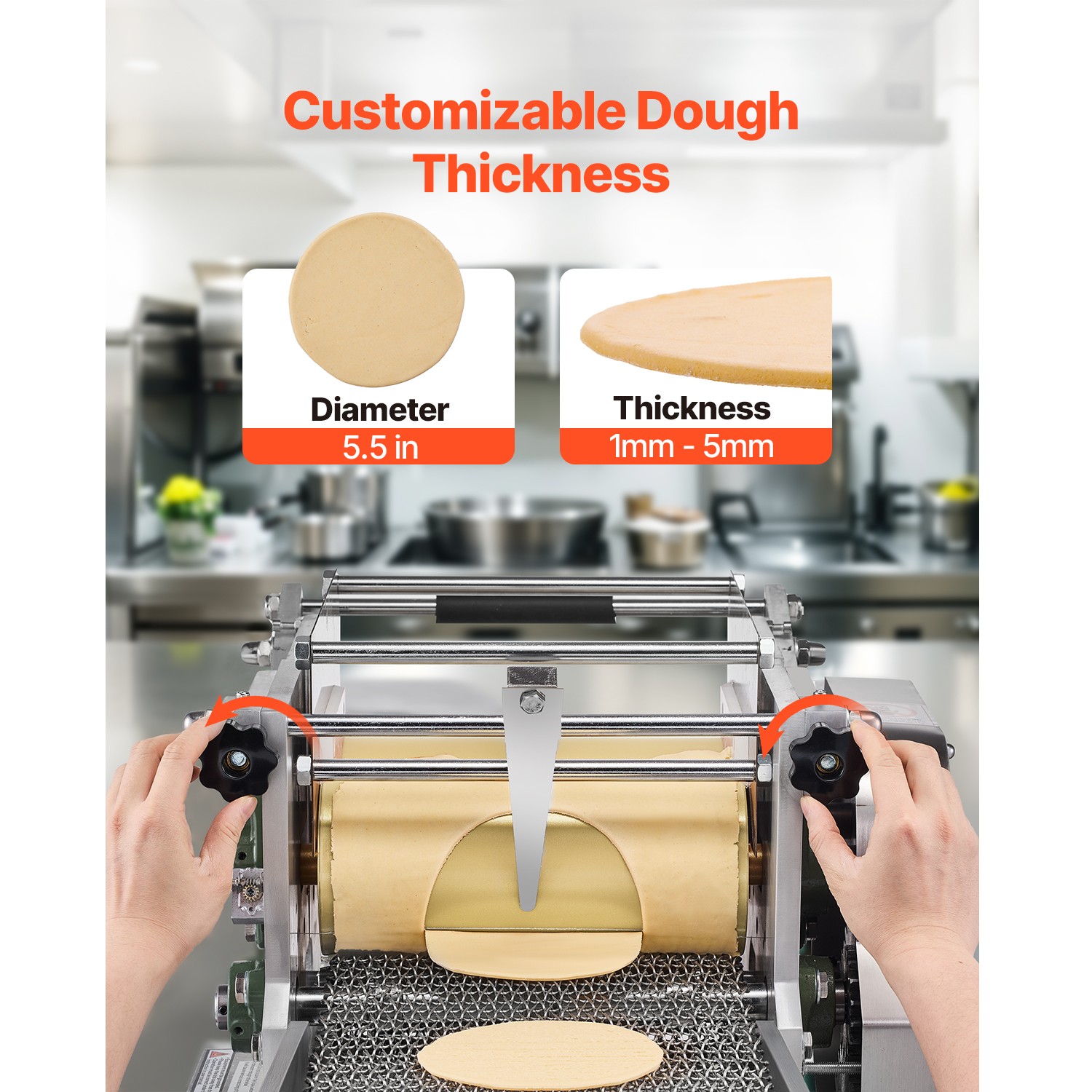 Commercial Electric Tortilla Maker Automatic Corn Tortilla Making Machine 5.5in