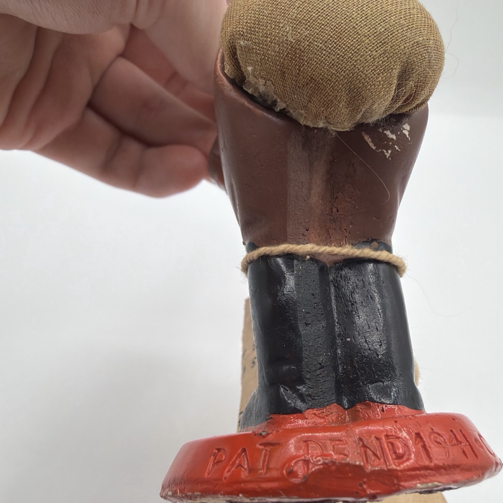 Rare 1941 "Hotzi Notzi" Adolf Hitler Pin Cushion + Original Label