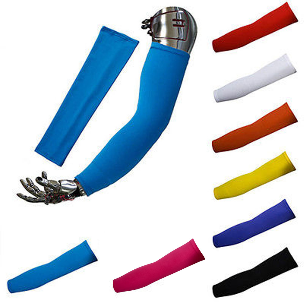 UV Sun Protection Arm Sleeves Tattoo Cover Up - UPF 50 Sports Cooling Sleeves US