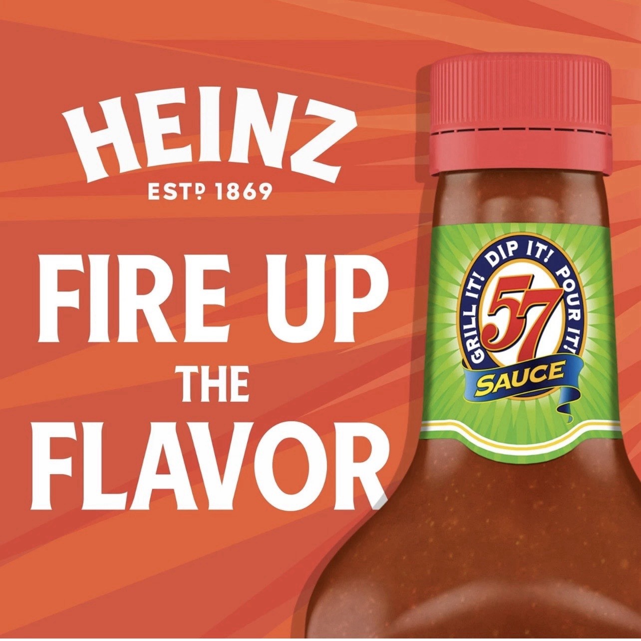Heinz Hot Sauce 57 Bottle 10 oz Spicy Condiment Flavor Original Zesty Exp 05/26