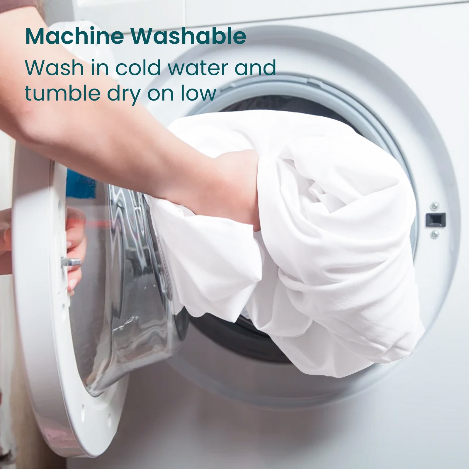 Premium 4 Pack Pillow Protectors with Zipper Waterproof Pillow Protector Queen