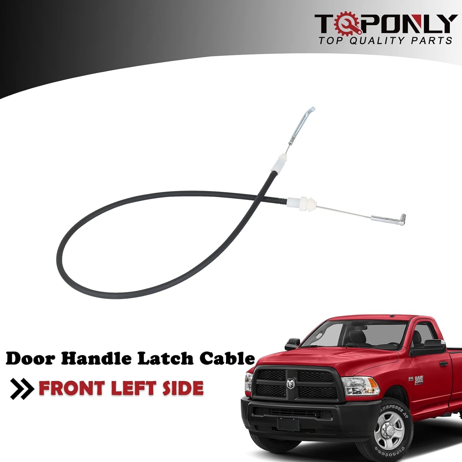 912-610 Door Handle Latch Cable Compatible with 2011-2023 Ram 1500 2500 3500