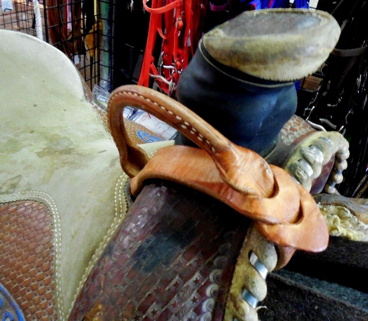 Cowboys Night Latch Harness Roll Stitched Hand Hold Weaver ProTack New