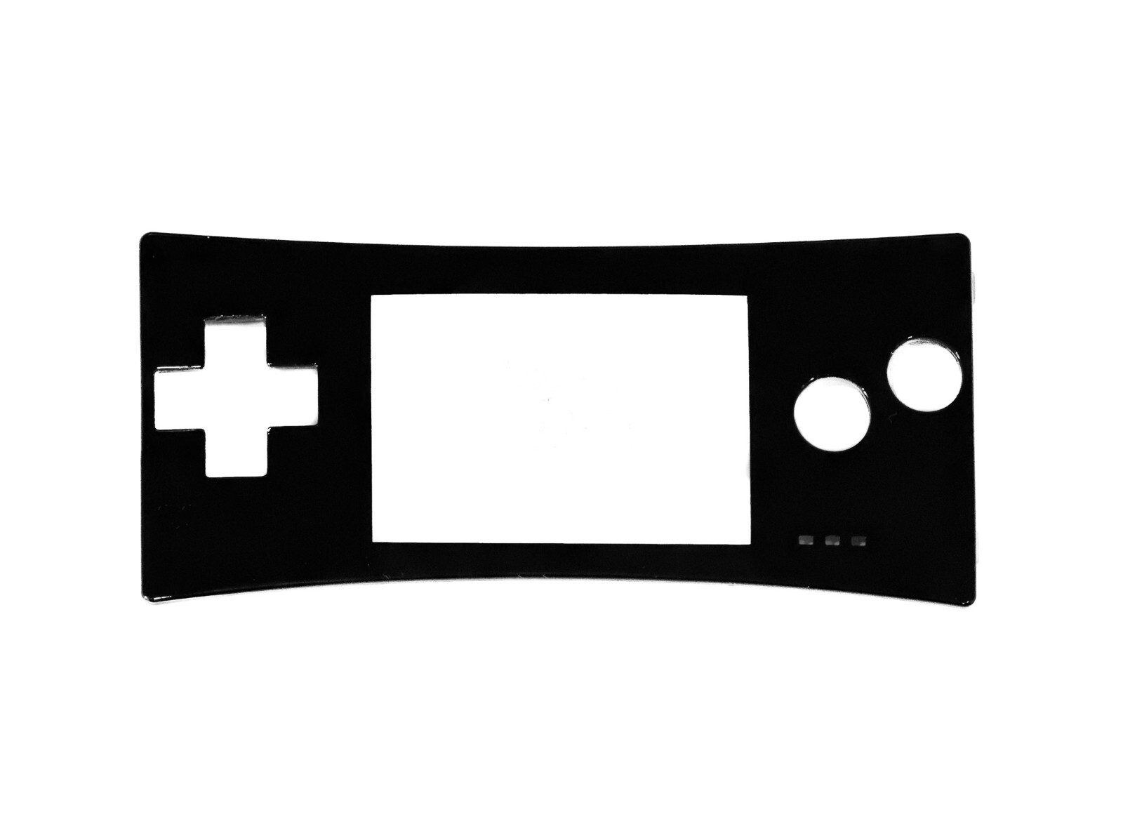 BRAND NEW Faceplate for Original Nintendo Game Boy Micro GBM Black
