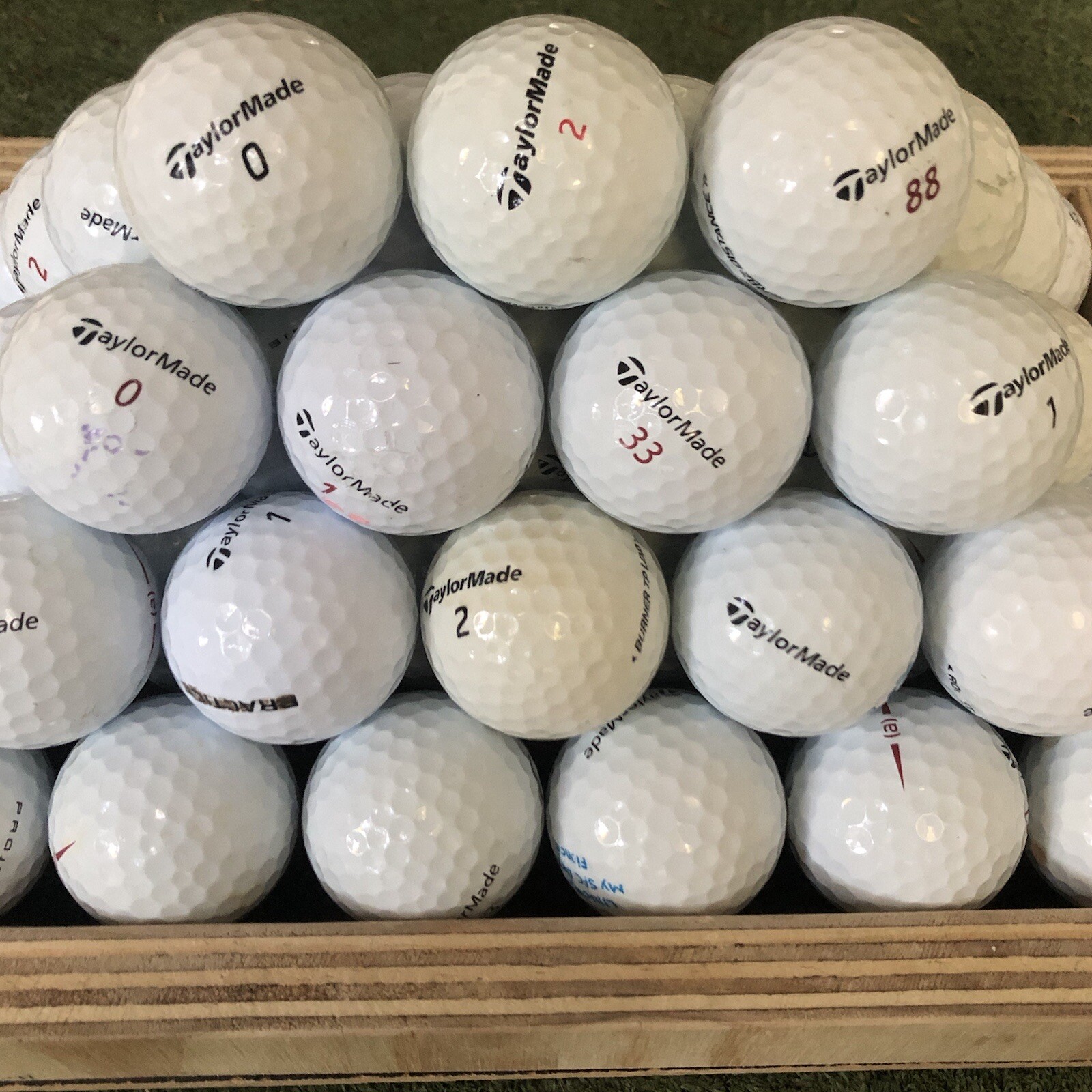 50 Taylormade Assorted Mixed Used Golf Balls AAA (3A) Free Shipping