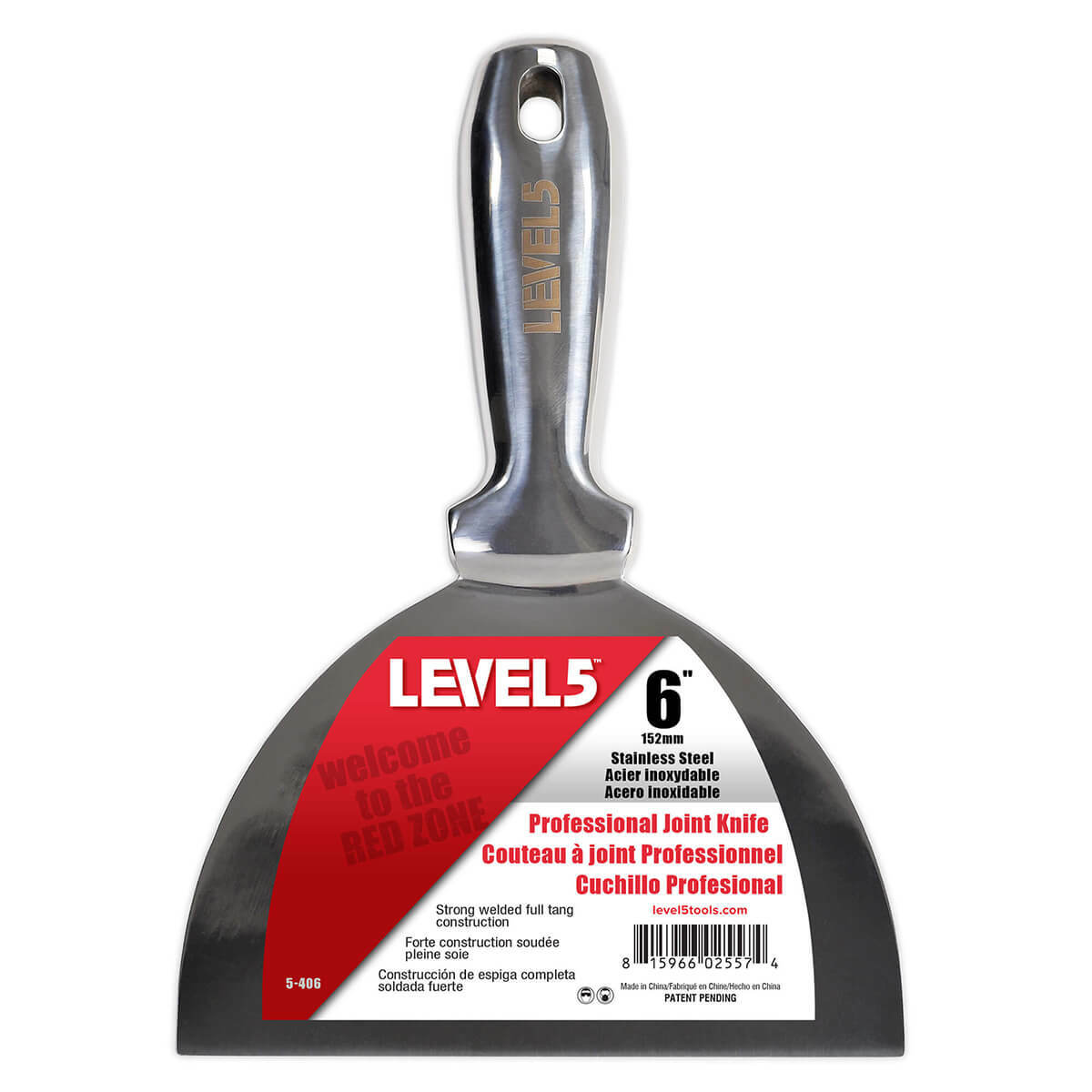 Putty Knife Set 4" 5" 6" Stainless Steel Joint Knives | LEVEL5 | 5-450