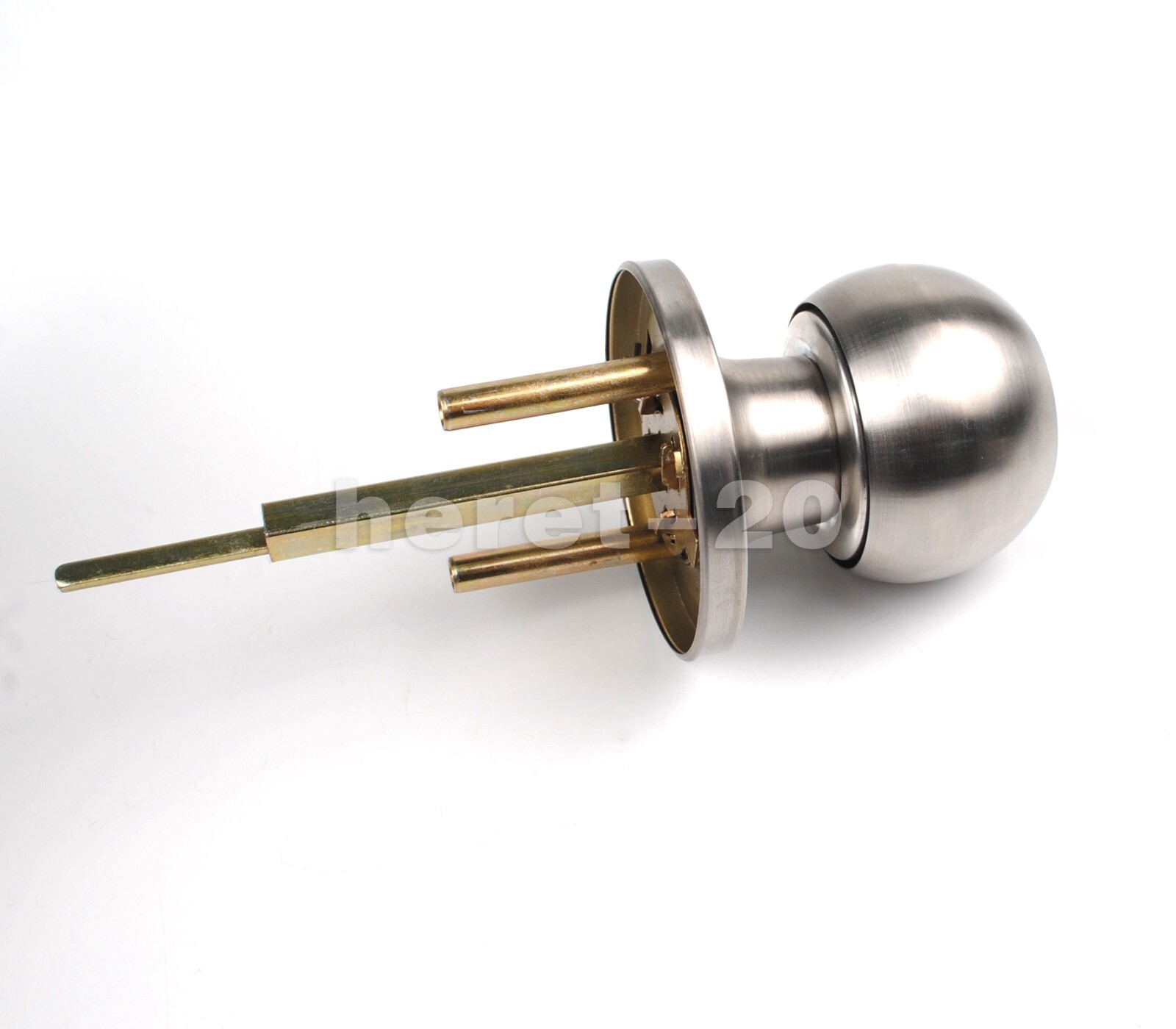 HighQuality Door Knob Privacy Lock Interior Bathroom Bedroom Stainless Steel