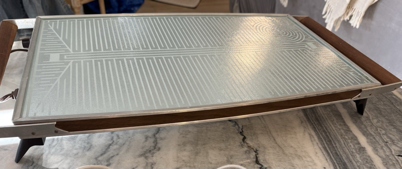 Salton Cosmopolitan Food Warmer Tray Mid Century Modern 1960s Vintage Tested