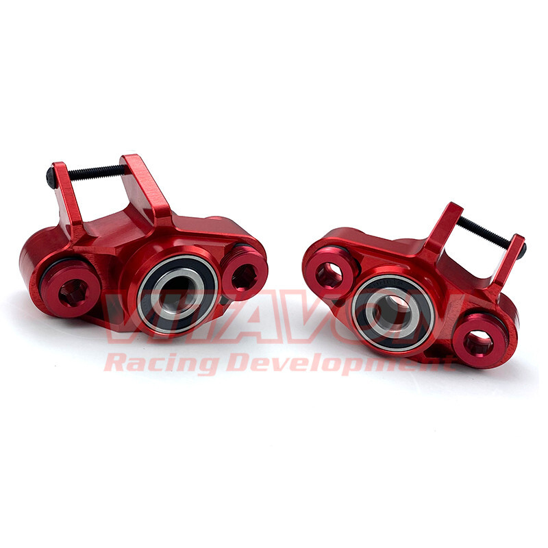 Vitavon Kraton 8S OutCast 8S CNC aluminum7075 front knuckle V2 for Arrma 1/5 red