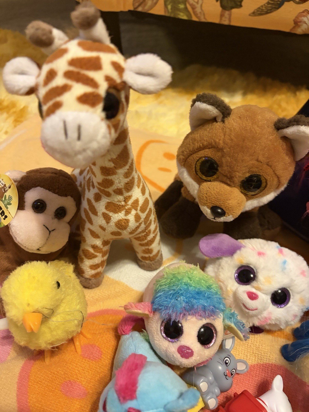 Mixed Lot Girl Toys Ponies Squishmallow Plush Book Trolls Animals Trinkets 4lbs