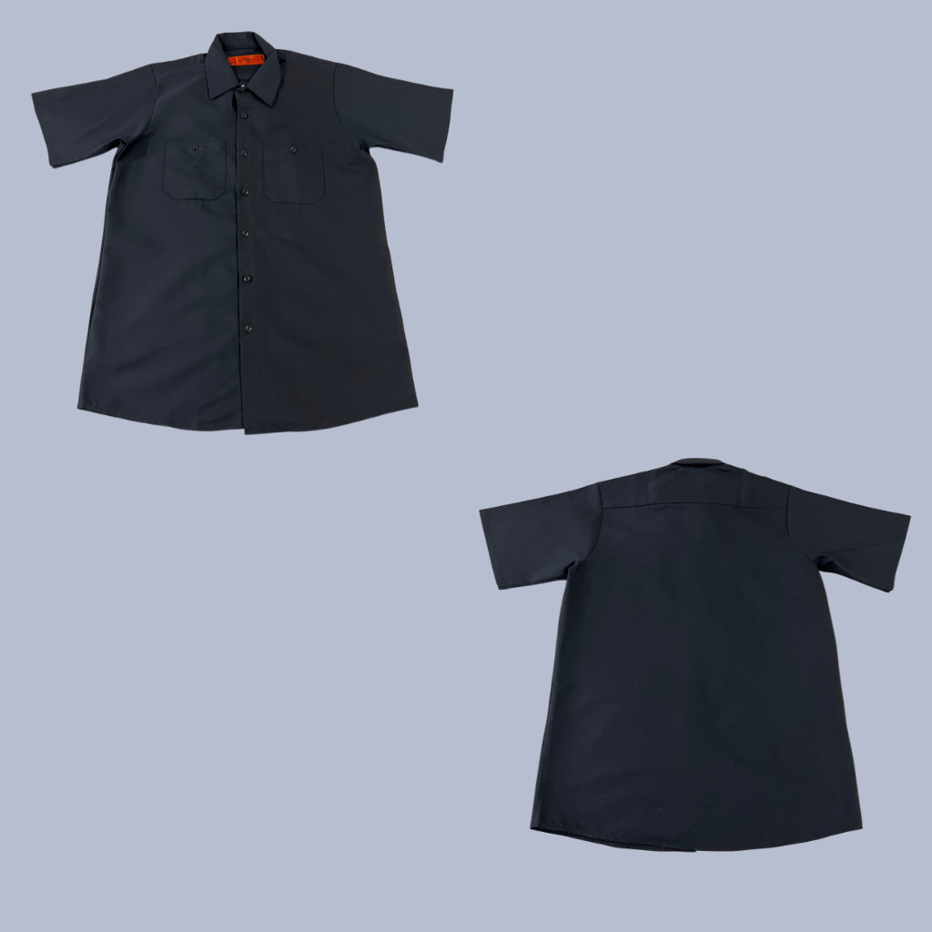 Red Kap SP24 Men's Industrial Work Shirt Short Sleeve Regular Fit