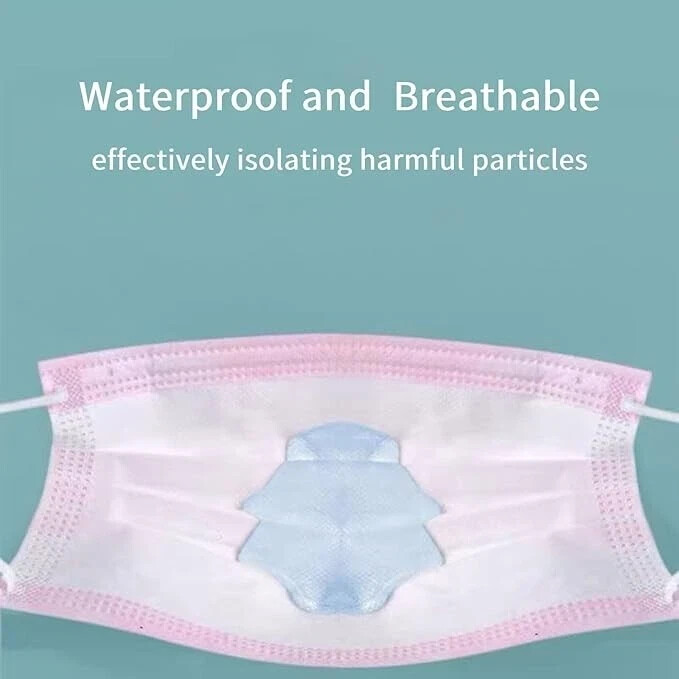 GP Craft 50/100 Pcs Disposable Face Cover 3-Ply Filter Breathable Earloop Masks