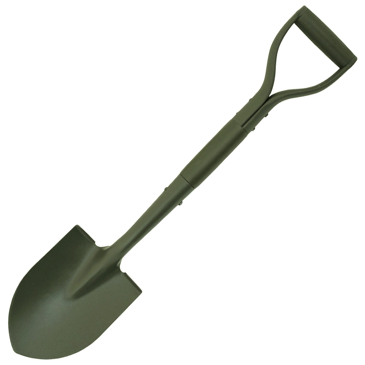 MFH Type II Jeep Shovel Wood Handle Steel Camping Gardening Outdoor OD Green