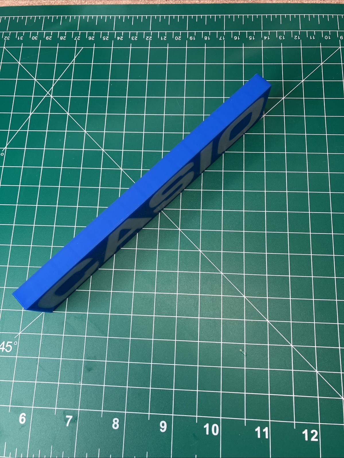 3D Printed Casio Watch Calculator Fan Art Sign Logo Display