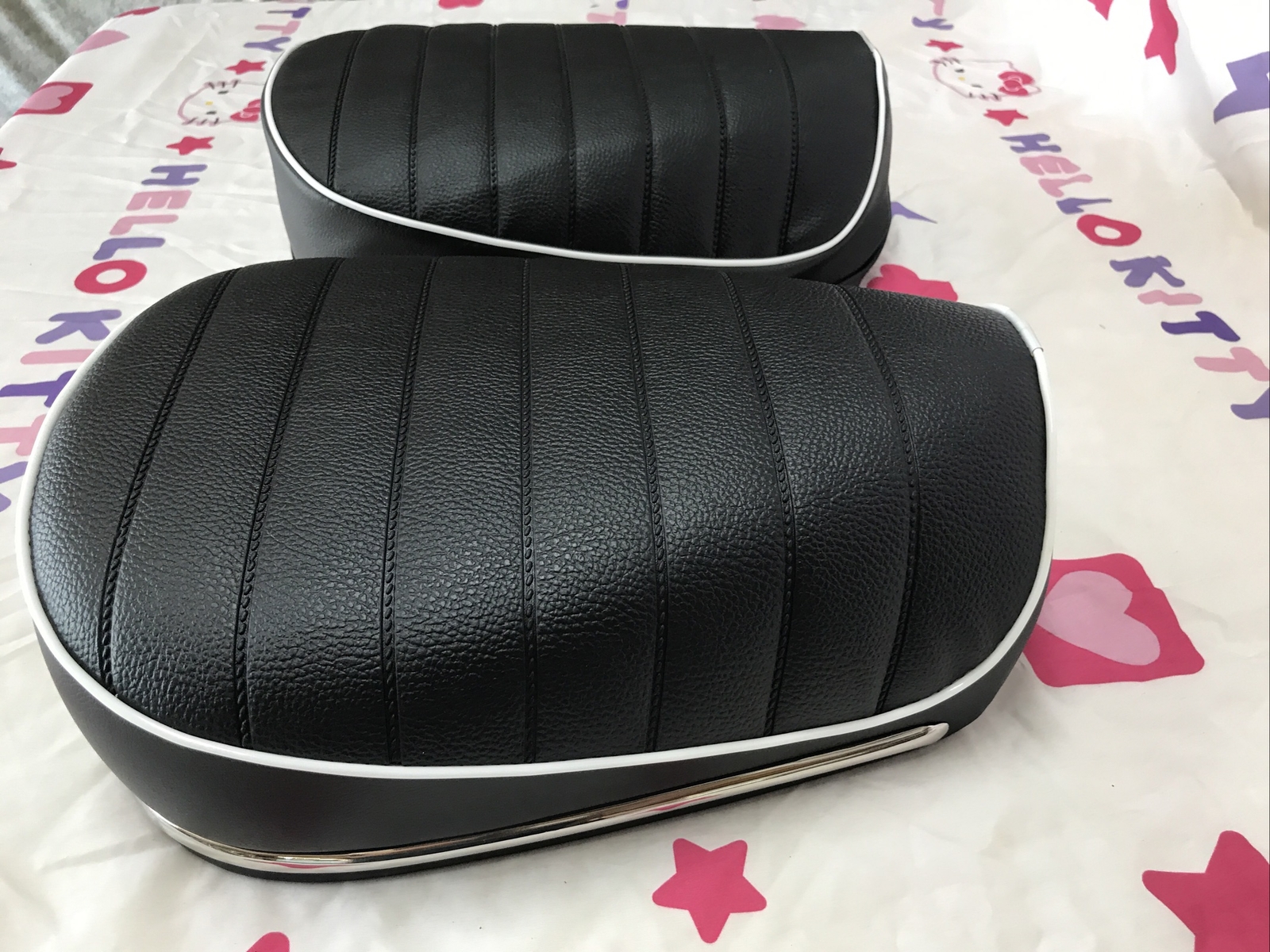 HONDA CT90 SEAT COVER TRAIL 90 SEAT COVER 1969 TO 1971 MODEL SILVER LOGO (H*-33)