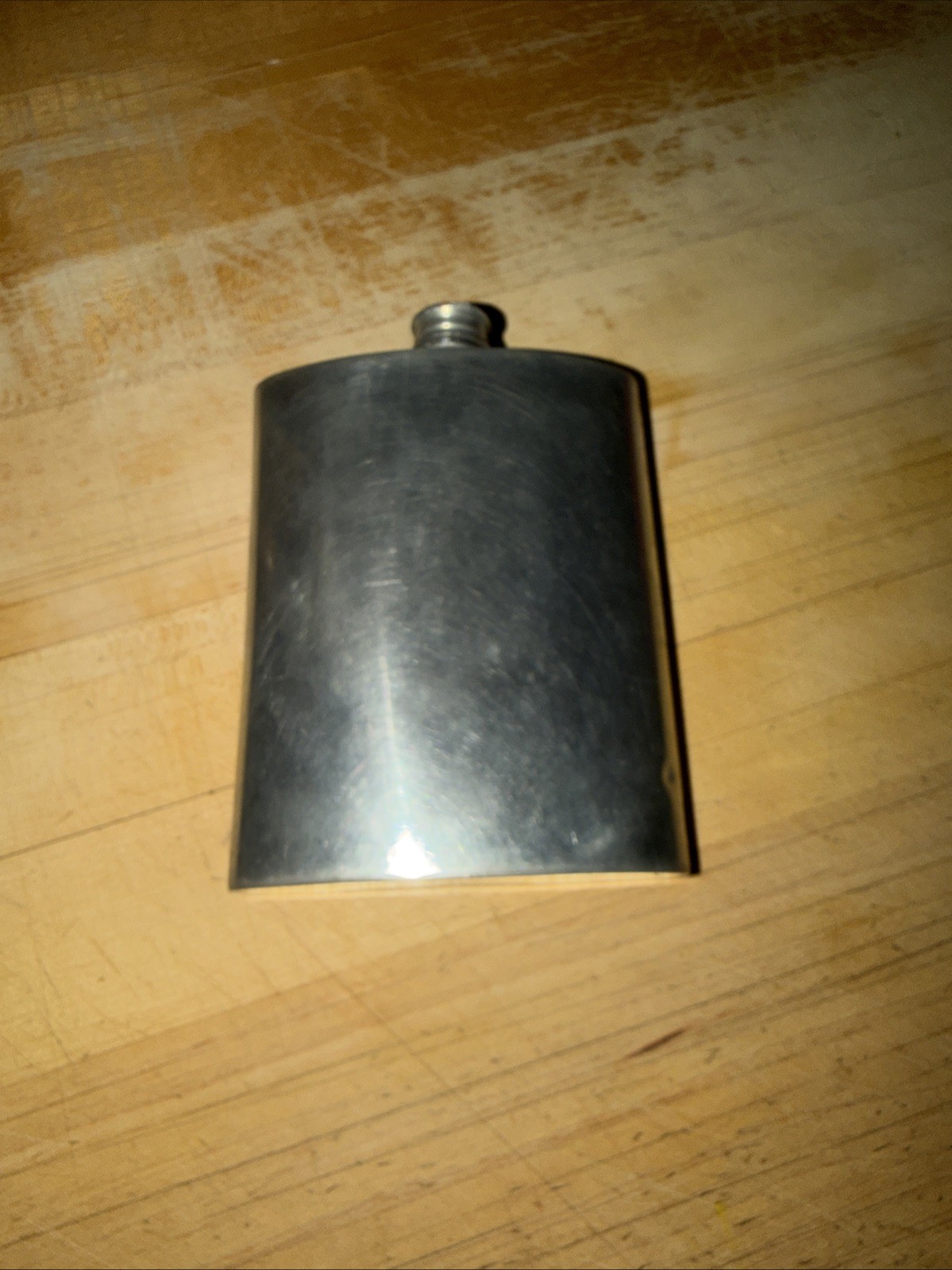 Vintage Brooks Brothers Silver plate 8 Oz Hip Flask, Made In England