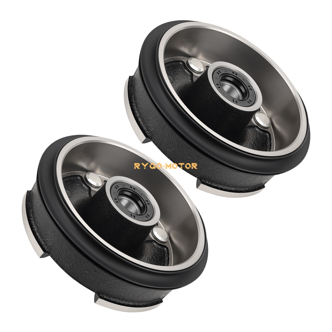 2PCS Front Brake Drum Hub for Honda TRX250 TRX250TM TRX250TE Recon 250 1997-2024