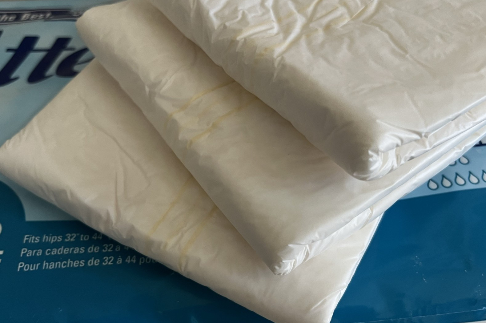 Vintage Attends Medium Plastic Disposable Briefs / Adult Diapers / Pampers