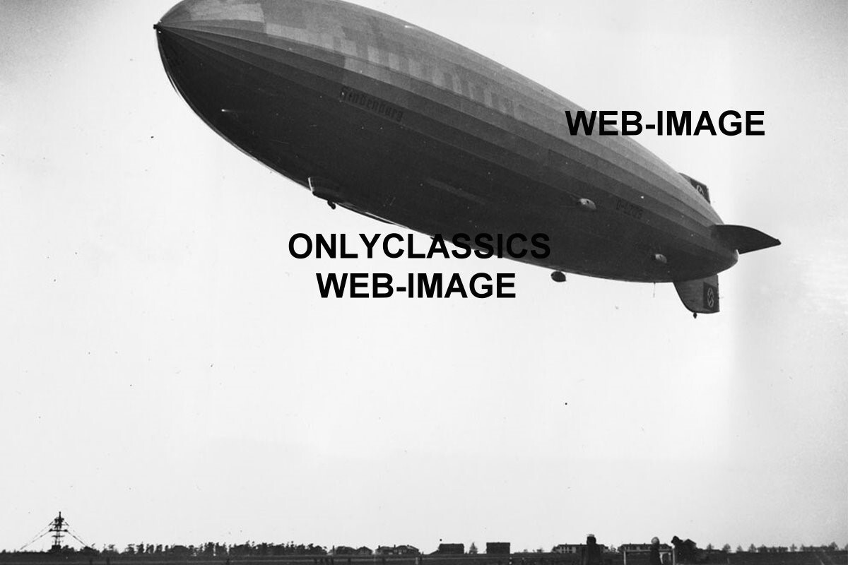 GERMAN AIRSHIP HINDENBURG DIRIGIBLE 34-4X6 PHOTOS LAKEHURST NJ AVIATION MILITARY
