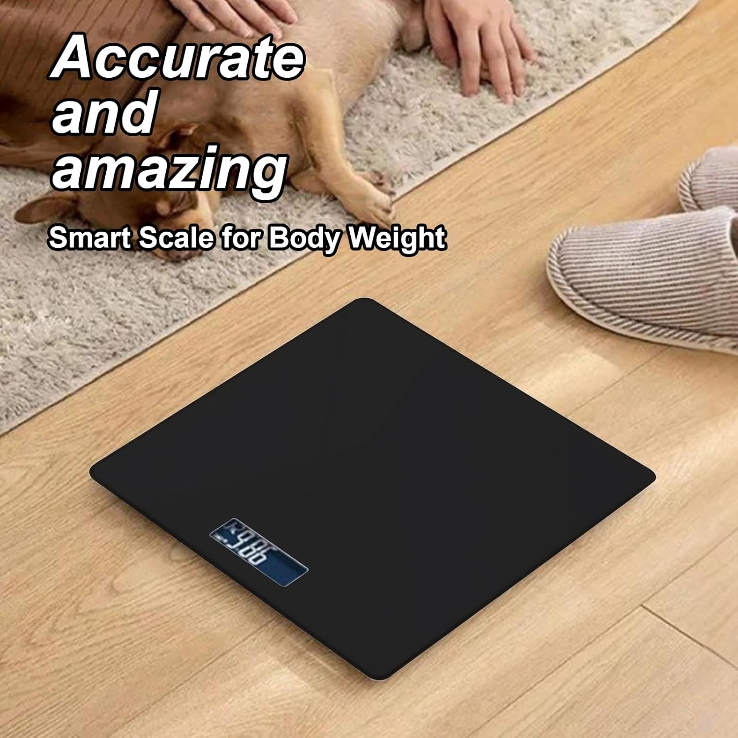 Digital Body Weight Scale Backlit Display High Precision BathroomScale 400 lbs