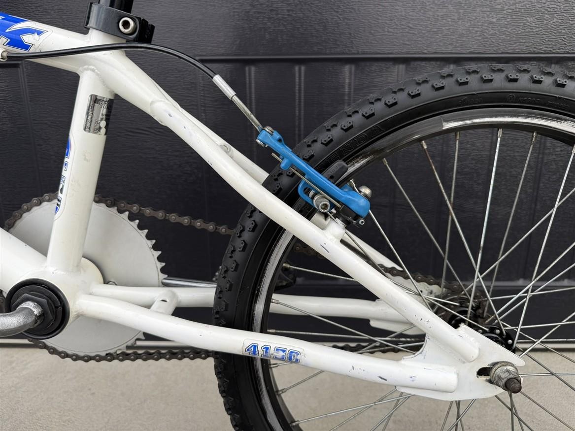 2000 DK Banshee Mid School BMX All Original White Blue Old Complete Bike Bicycle