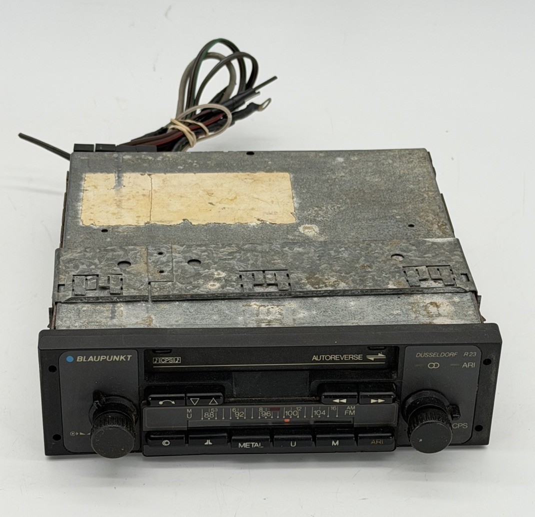 Vintage Blaupunkt Dusseldorf R23 Porsche Mercedes BMW VW Audi Car Radio Untested