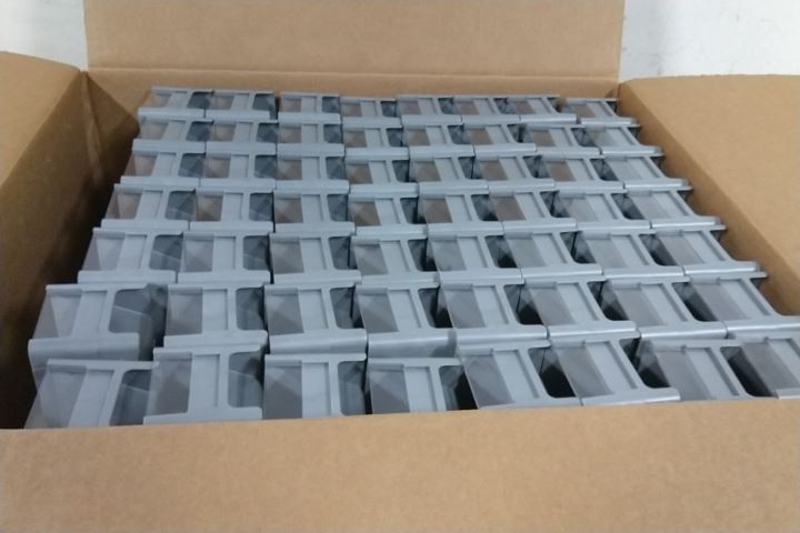 Akro-Mills 20228 56 Pk 10.5625 In Overall Length Gray Shelf Storage Bin