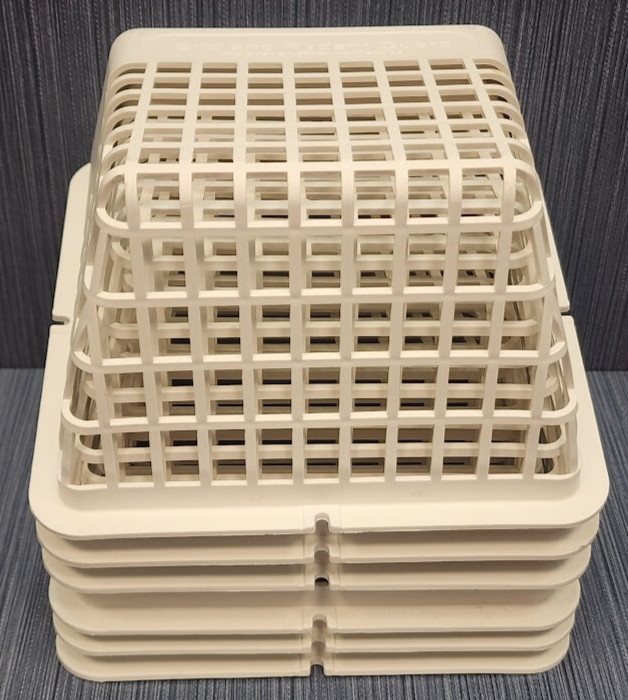 Lot of 6 x Deflecto Universal Bird Guard, White, Fits over any 3 or 4" vent hood