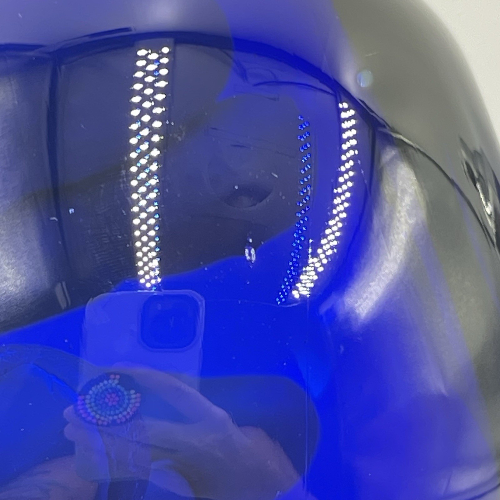 Vgt Cobalt Blue Cocktail Shaker with 4 Roly Poly Glasses Chrome Plate Shaker Top