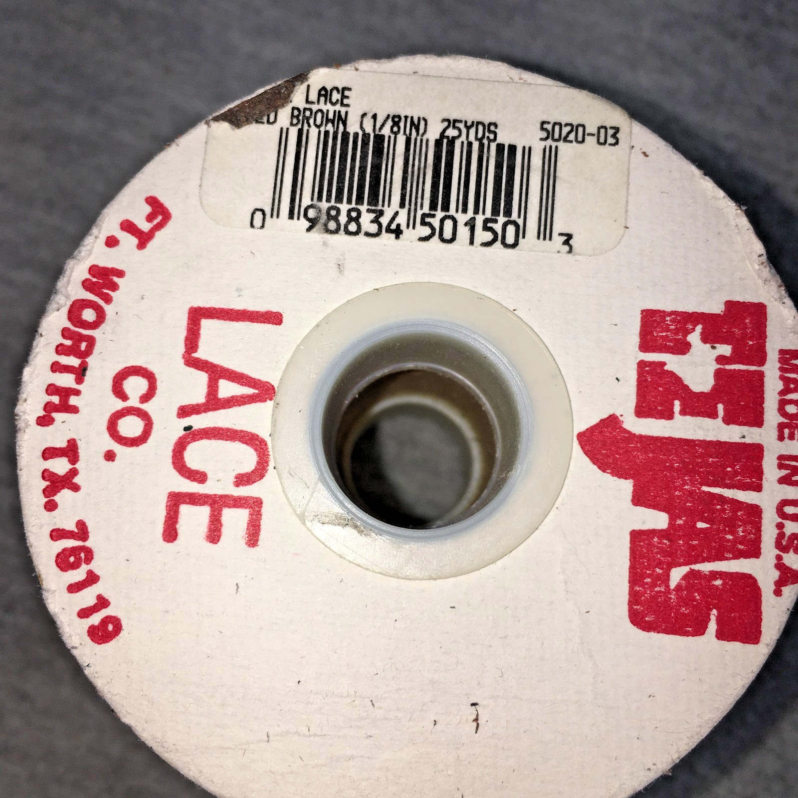 Suede Lace 1/8" x 25yd Spool Craft Leather Lace Various Colors LOT OF 6