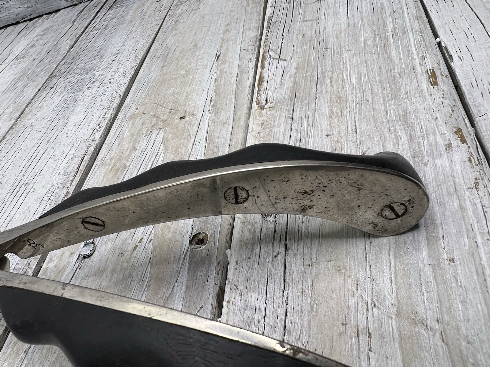 AS-IS Rusty Obstetrical Forceps Medical Birth Birthing Device Oddity Oddities