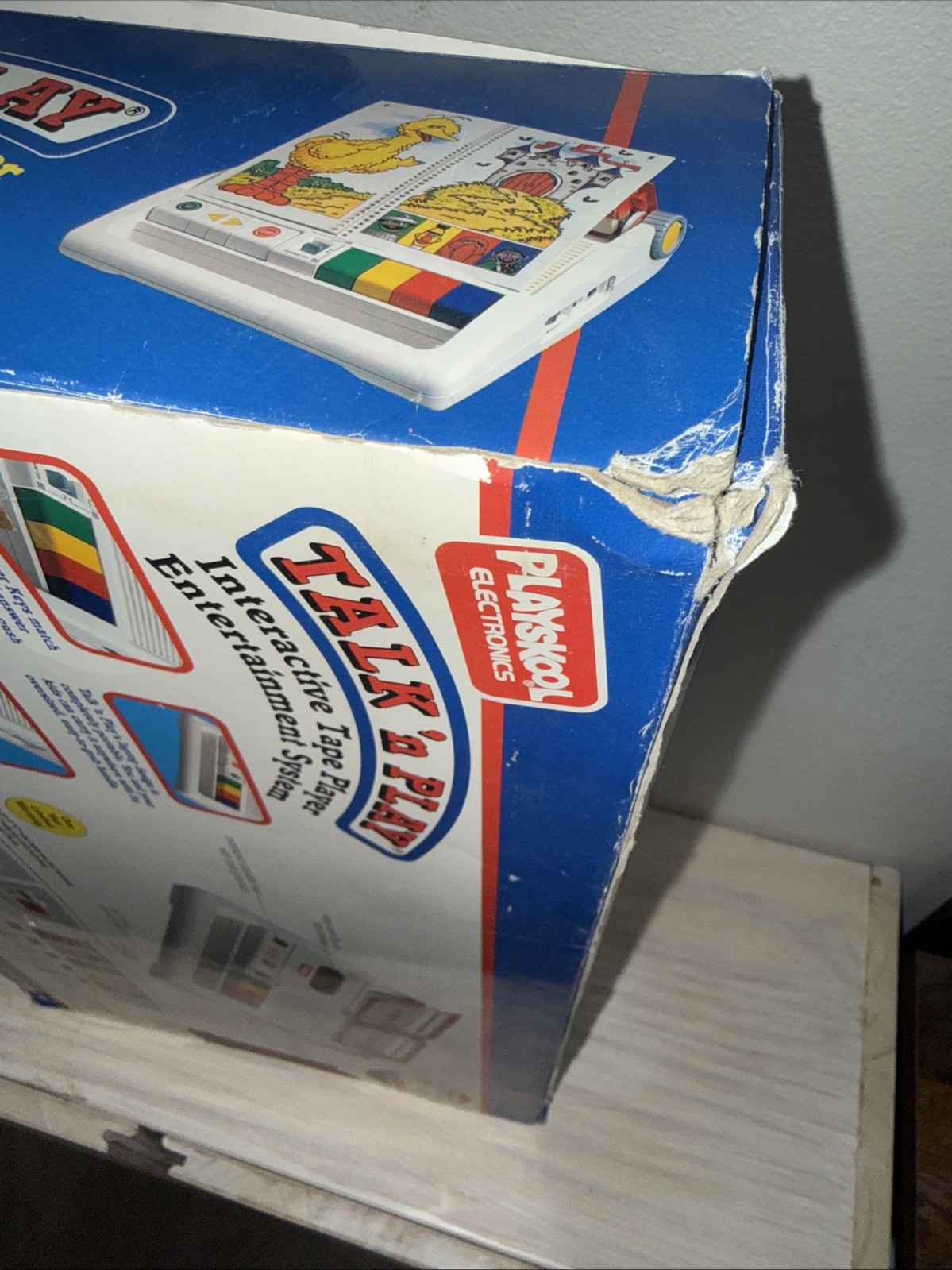 LQQK 1992 Vintage Playskool Talk 'n Play In Box COMPLETE w/ 8 Tapes 9 Books