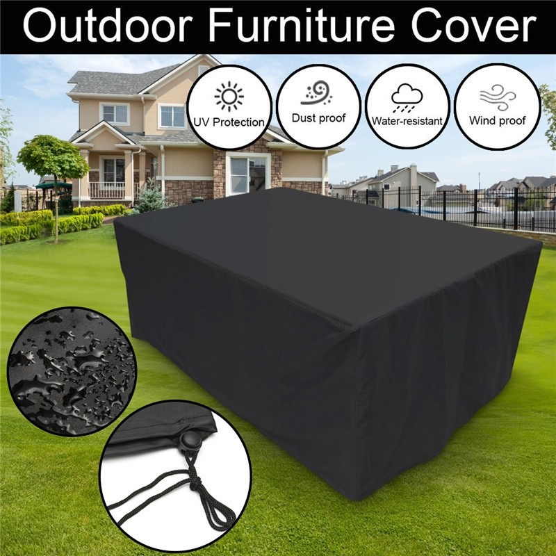 Outdoor Waterproof Patio Table Chair Cover with 4 adjustable buckles All Weather