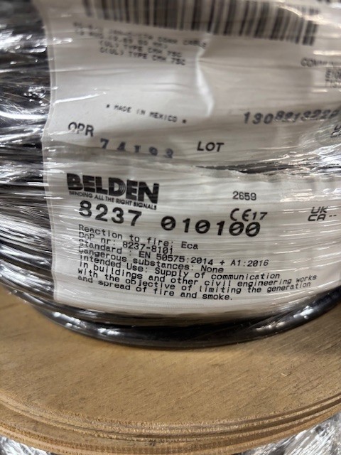 8237 010 100 BELDEN WIRE