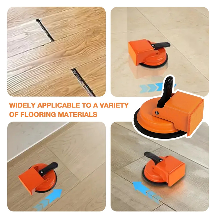 Floor Gap Fixer Tool with Suction Cup for Hardwood-Laminate and Vinyl Flooring