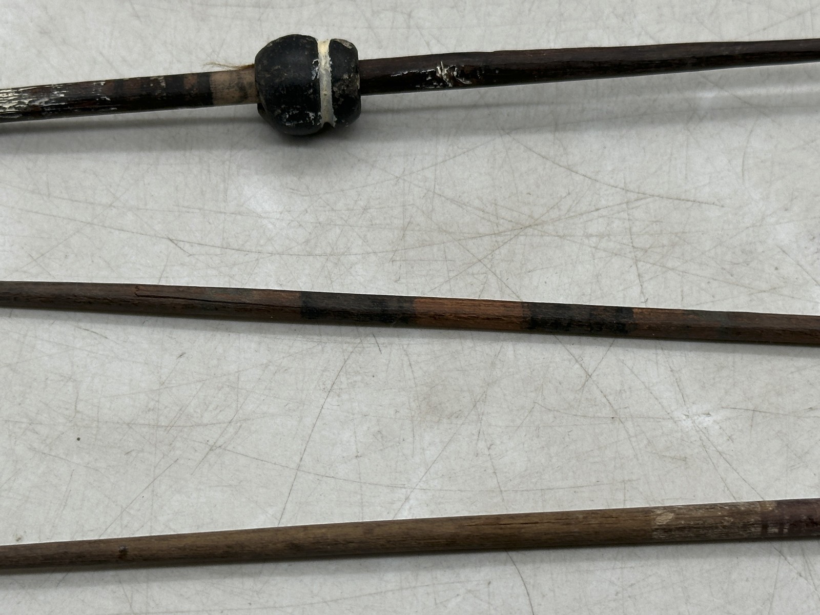 Pre-Columbian Spindle Lot ~ 1 Bead, Several with Thread