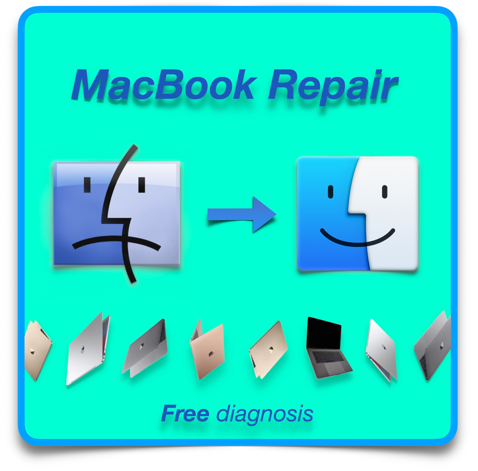 Apple MacBook Mail-in Repair Service (Mac 2017 and later)