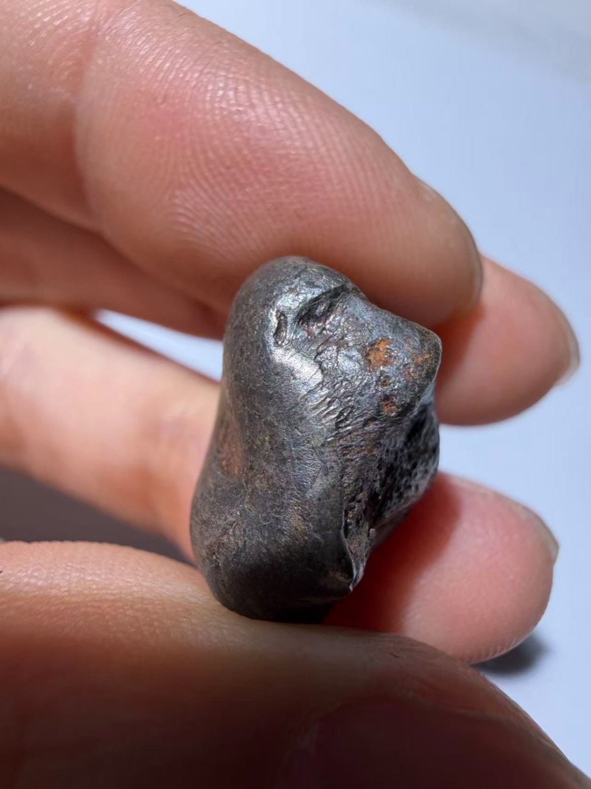 Sikhote-Alin Iron Meteorite 12g Very nice regularly shaped orientation