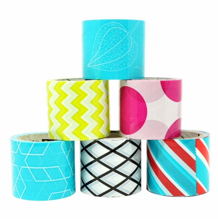 Scotch Expressions Packaging Tape 6 Refills (1.88 x 14 Yards Each, 6 Designs)