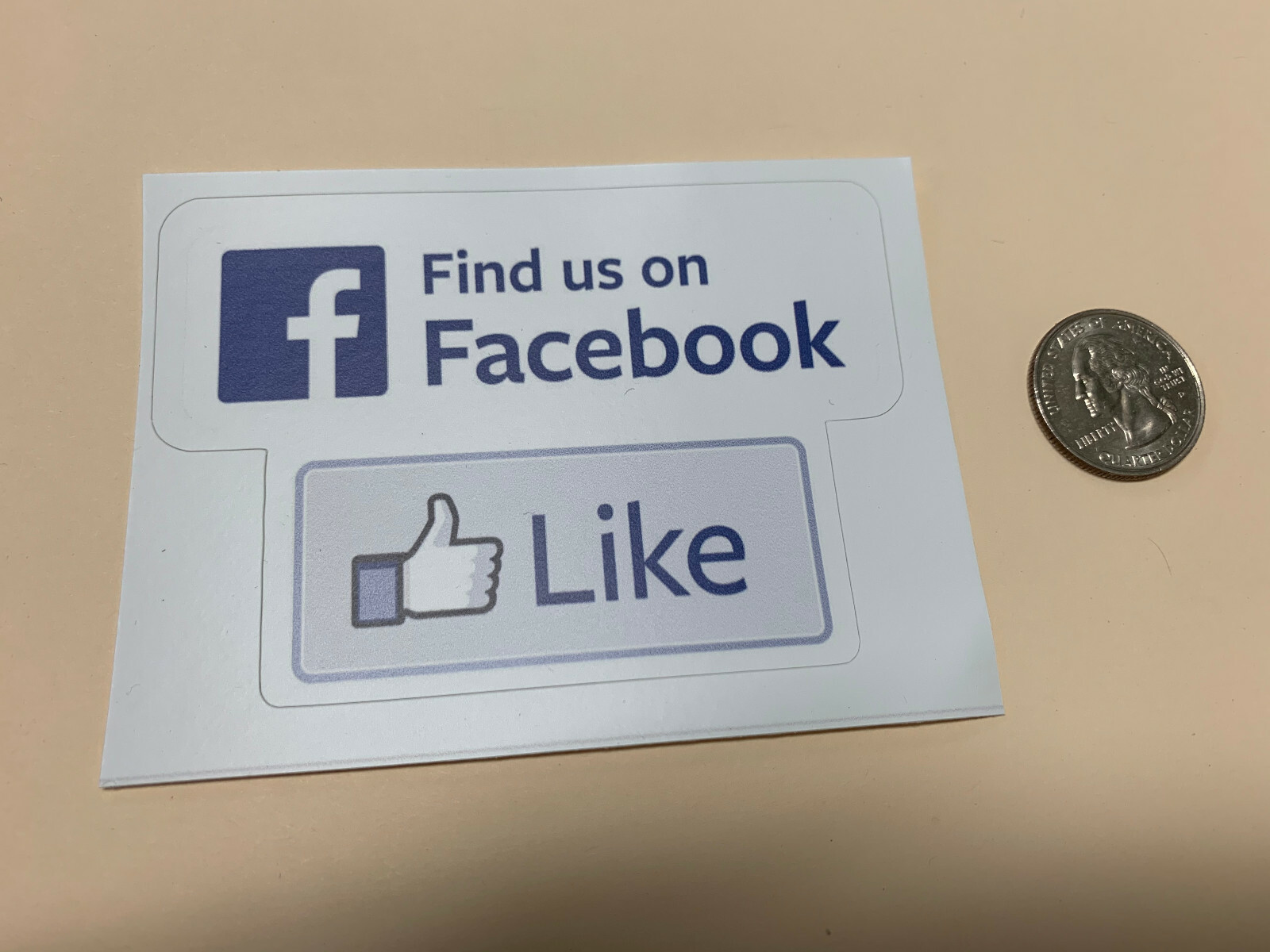 Like us on Facebook sticker