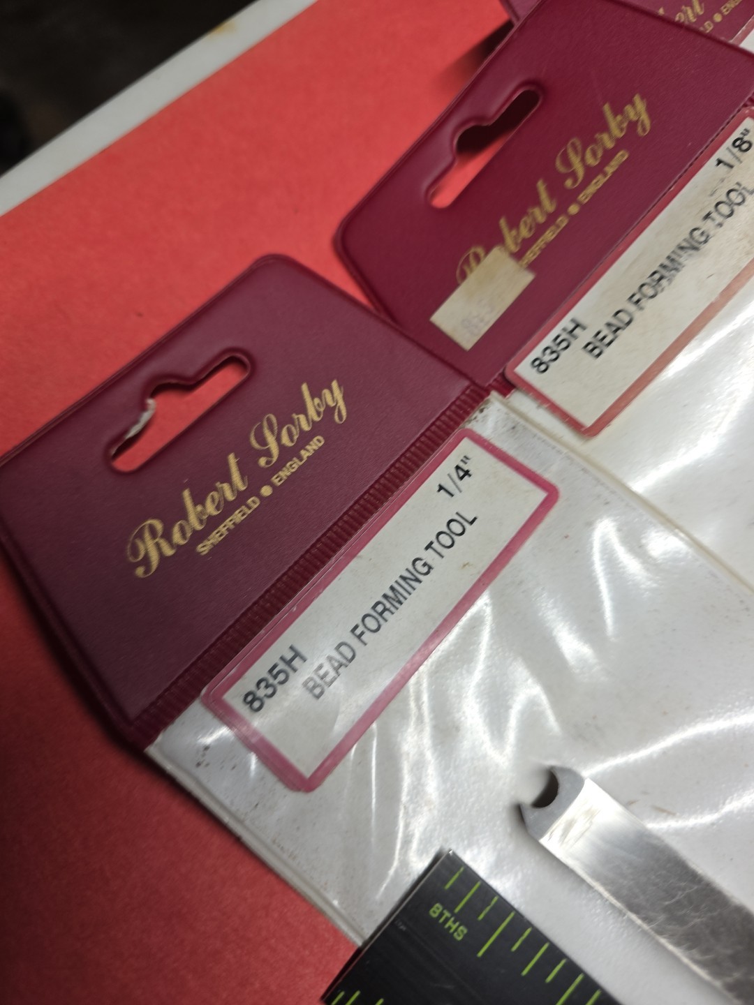 4 Robert Sorby Lathe Chisels Bead Forming Spindle Gouge Skew Oval