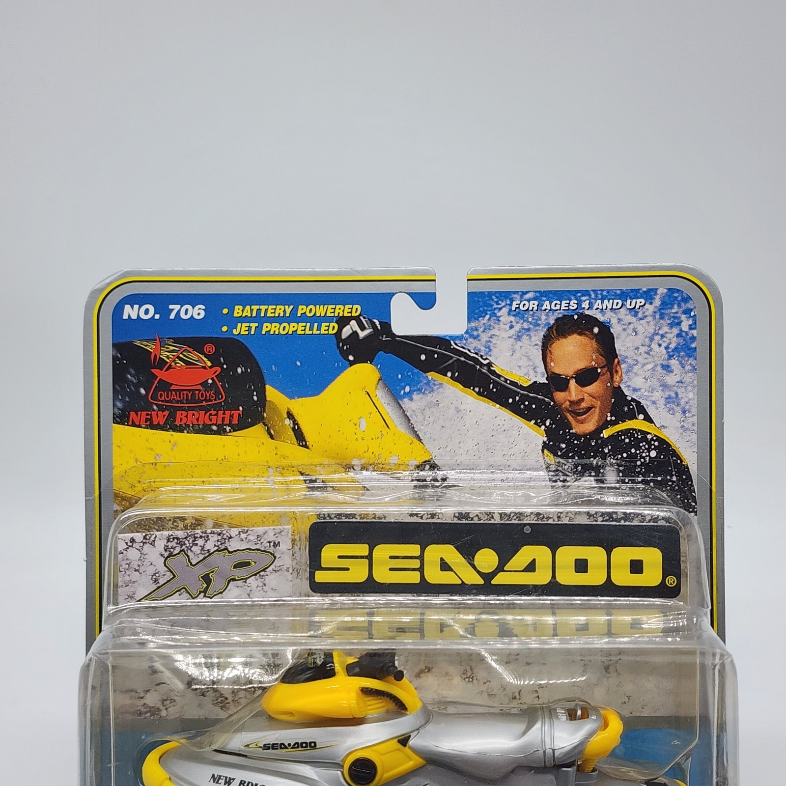 UH Vintage New Bright 2000 Sea Doo XP w/ Trailer Battery Powered *SEALED Rare