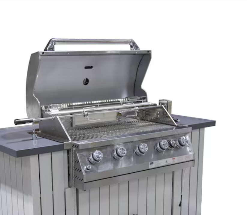 NXR 37 in Stainless Steel Built In Gas Grill 4 Burner Free Shipping