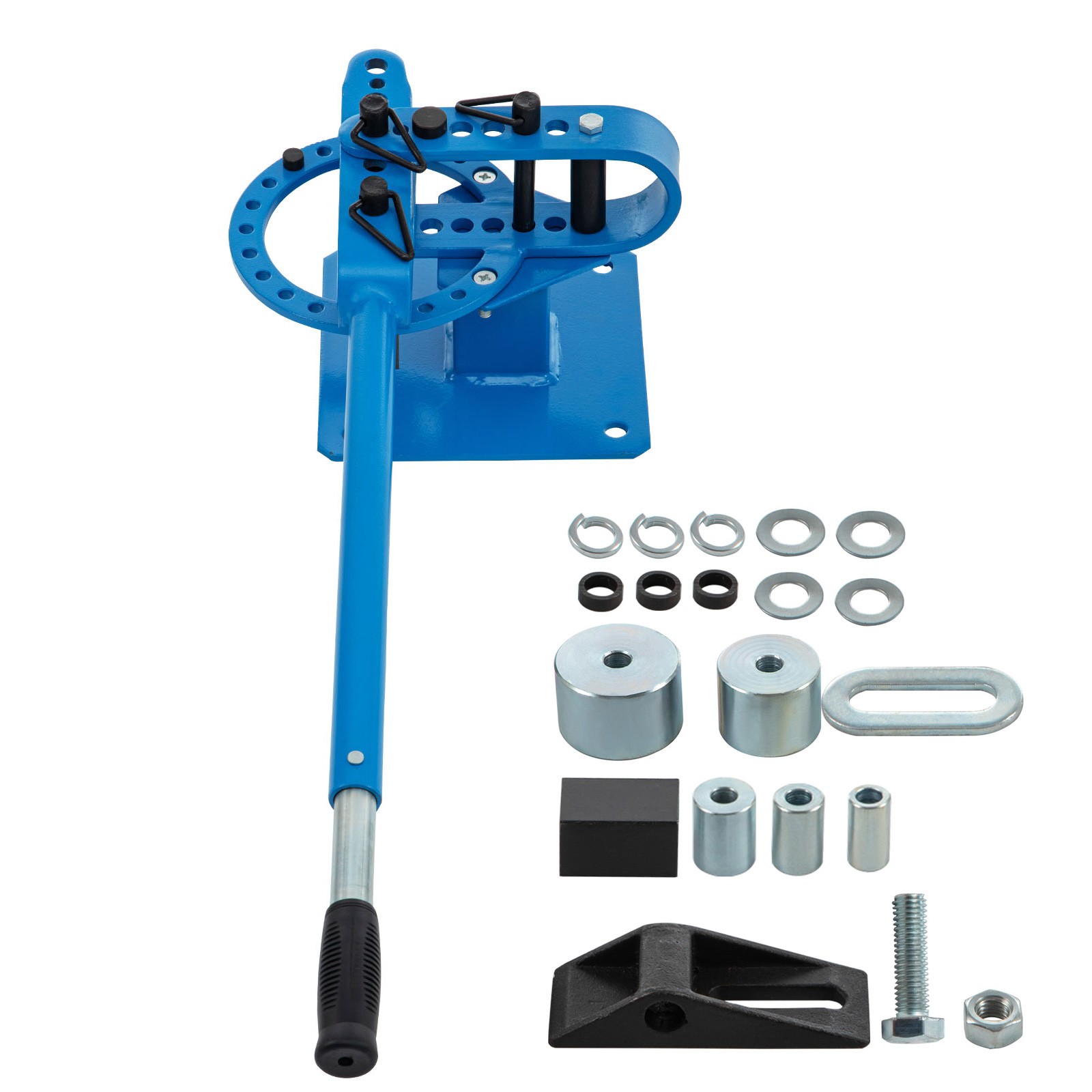 Metal Bender Solid Round Square Bar Metal Bender with 7 Bending Dies