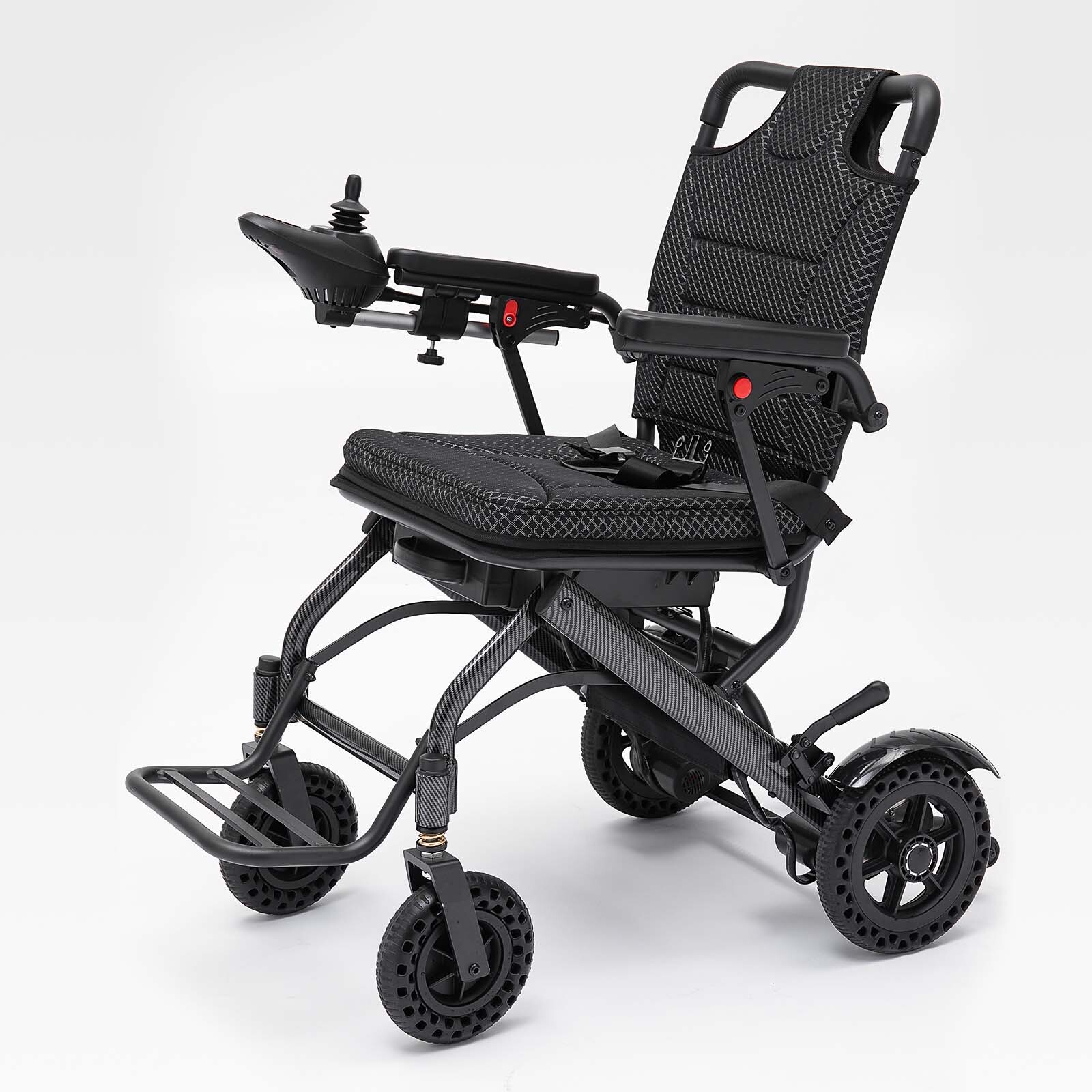 Foldable Electric Wheelchairs Intelligent Lightweight For Airline Seniors Adults