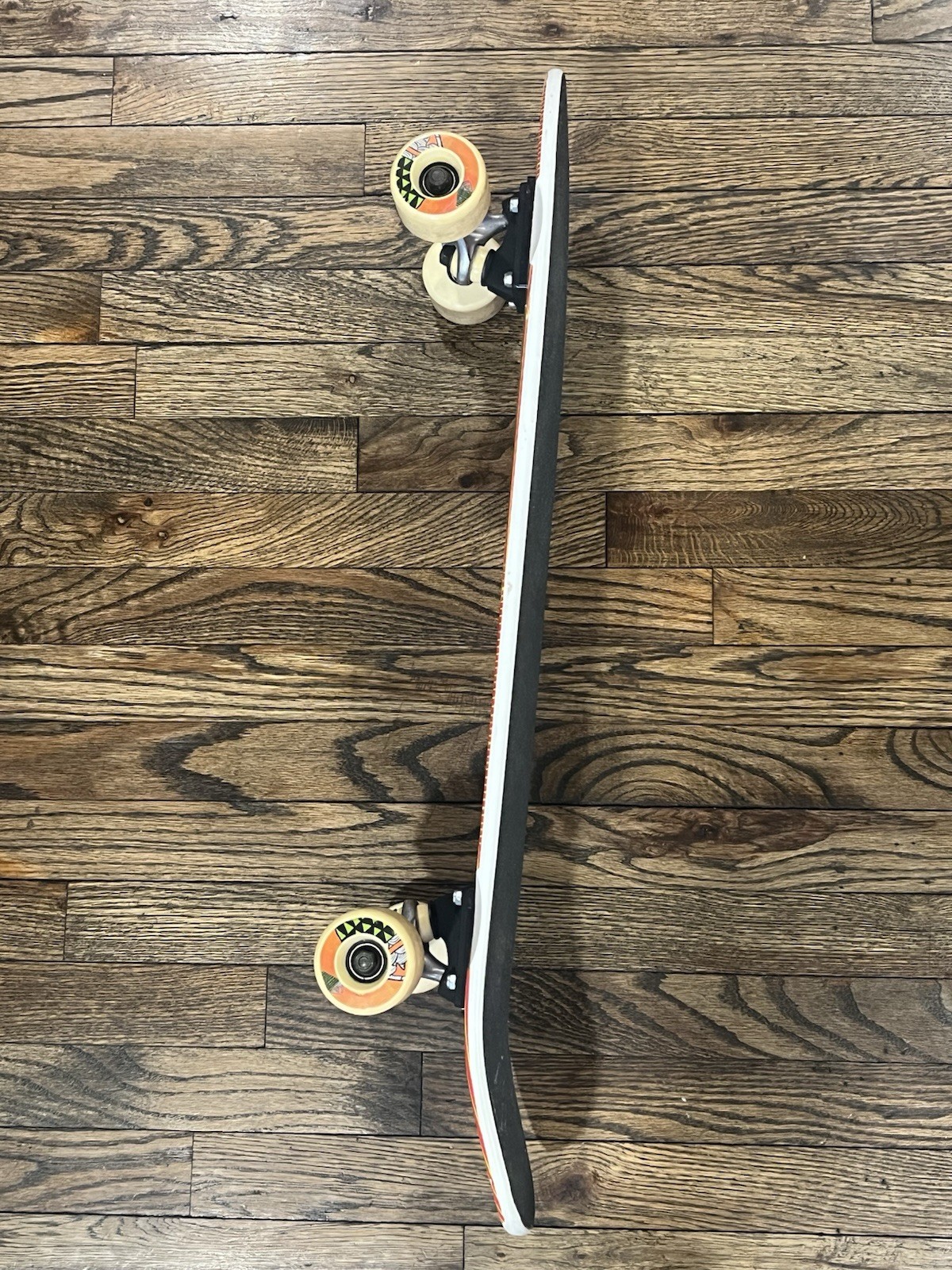 VERY RARE! Quiksilver Cruiser Skateboard W/ Bent Metal Trucks - Matching Wheels